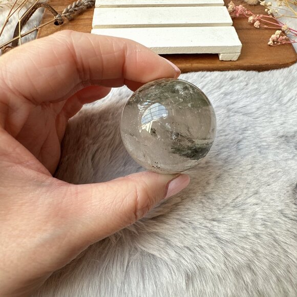 Small Garden Quartz Sphere - Picture 7 of 7
